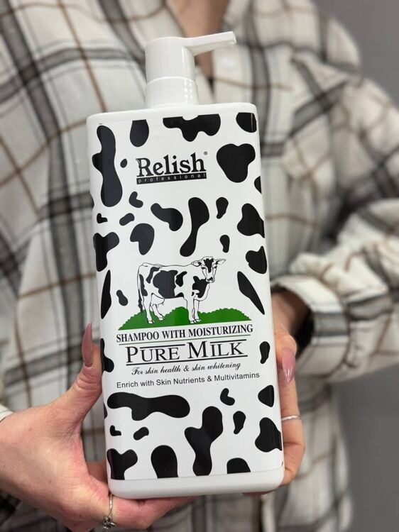 Шампунь  RELISH PURE MILK 1100 мл