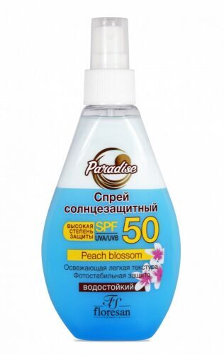 FLORESAN Солнцезащитный спрей  SPF50, 160 мл