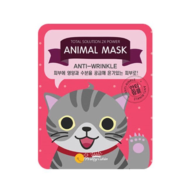 PrettySkin Тканевая маска для лица Animal Cat