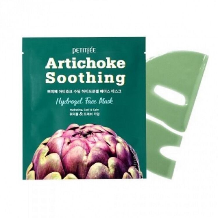 Petitfee  Противоотёчная гидрогелевая маска с артишоком Artichoke Soothing Hydrogel Face Mask