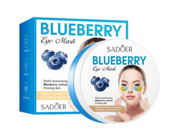 Патчи для глаз с черникой  80 гр SADOER